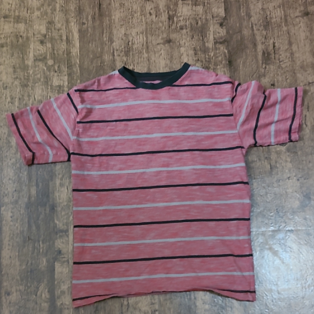 Faded Glory Pink and Black Short Sleeve Tee